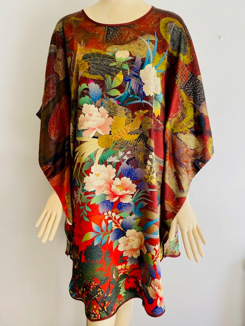 Silk Floral Tunic