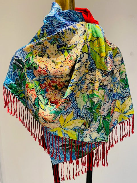Silk Cashmere Scarf.