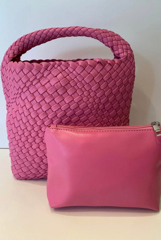 Medium Woven Handbag.