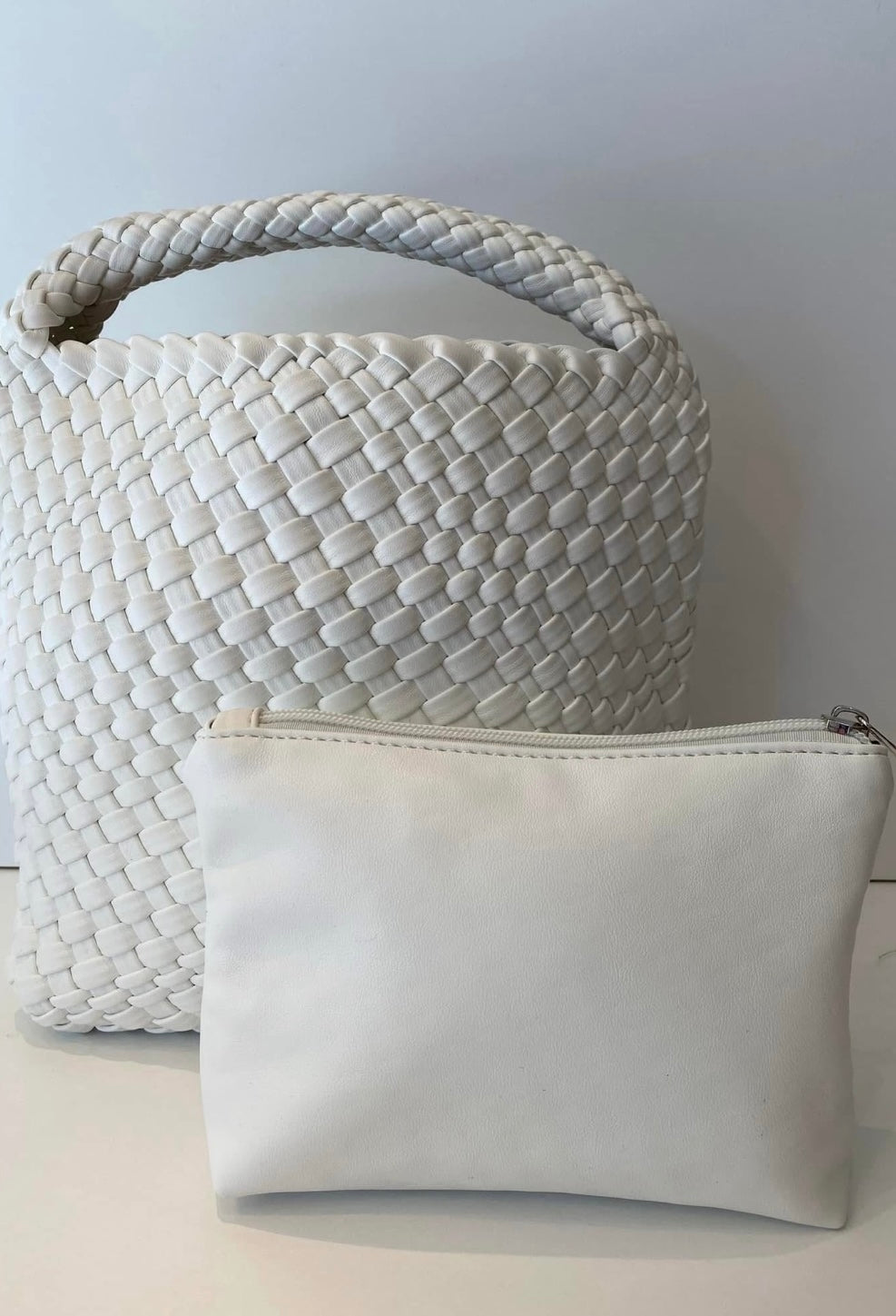Medium Woven Handbag.