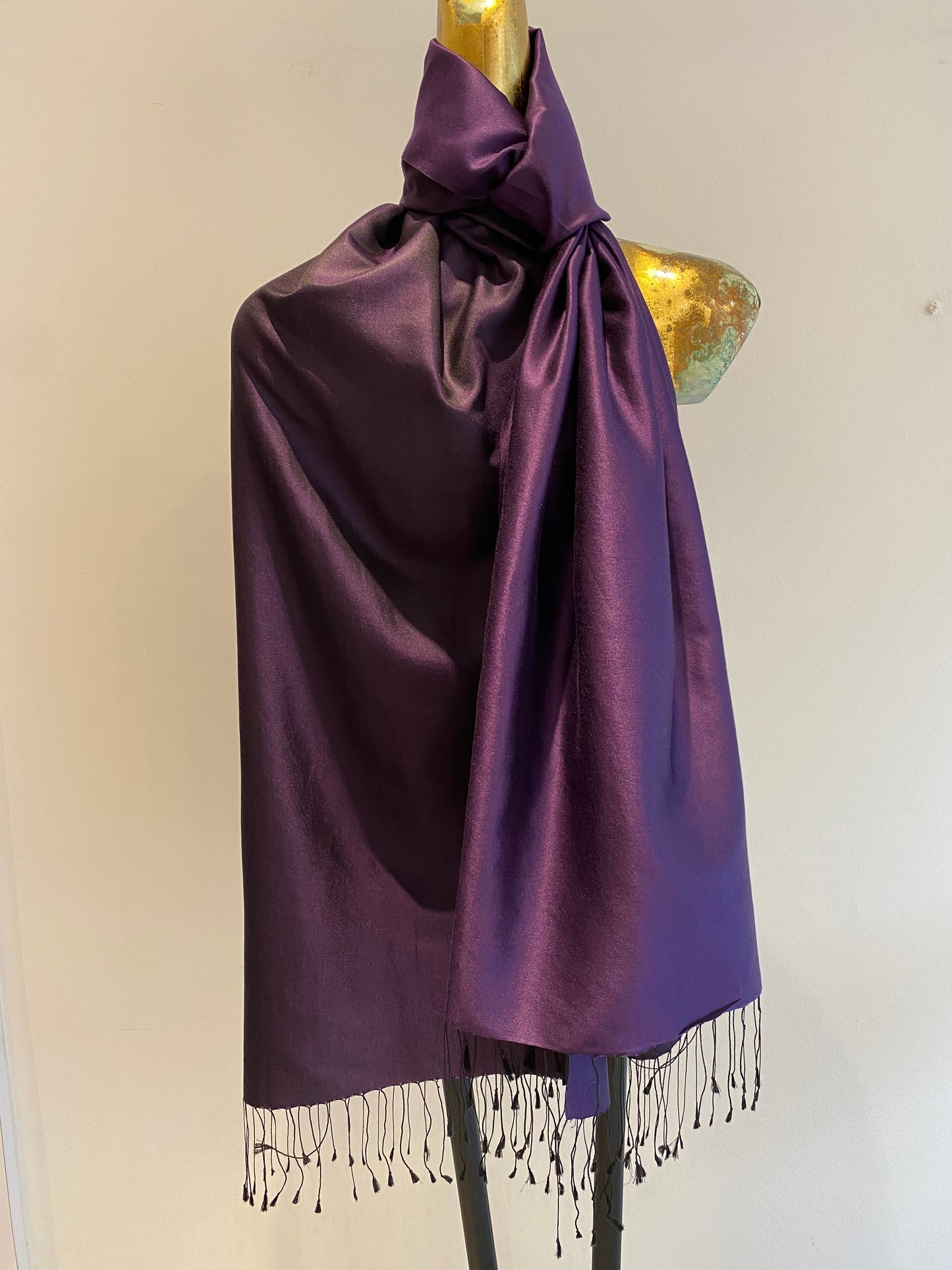 Silk Two Tone Scarf.