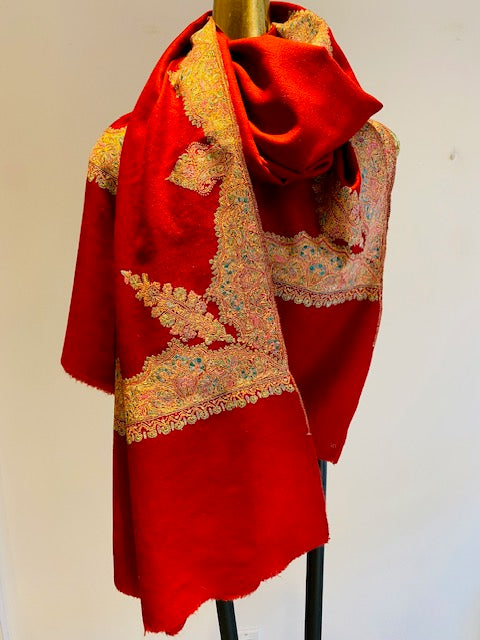 Kashmiri Embroidered Shawl Collection.