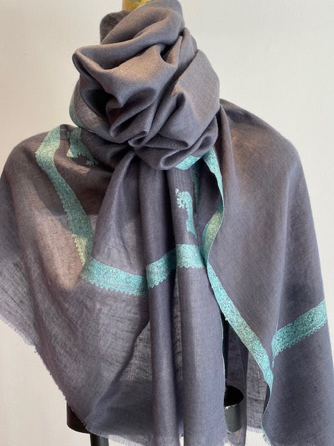 Kashmiri Border Shawl.
