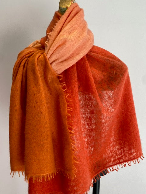 Summer Cashmere Two Tone Shawl.
