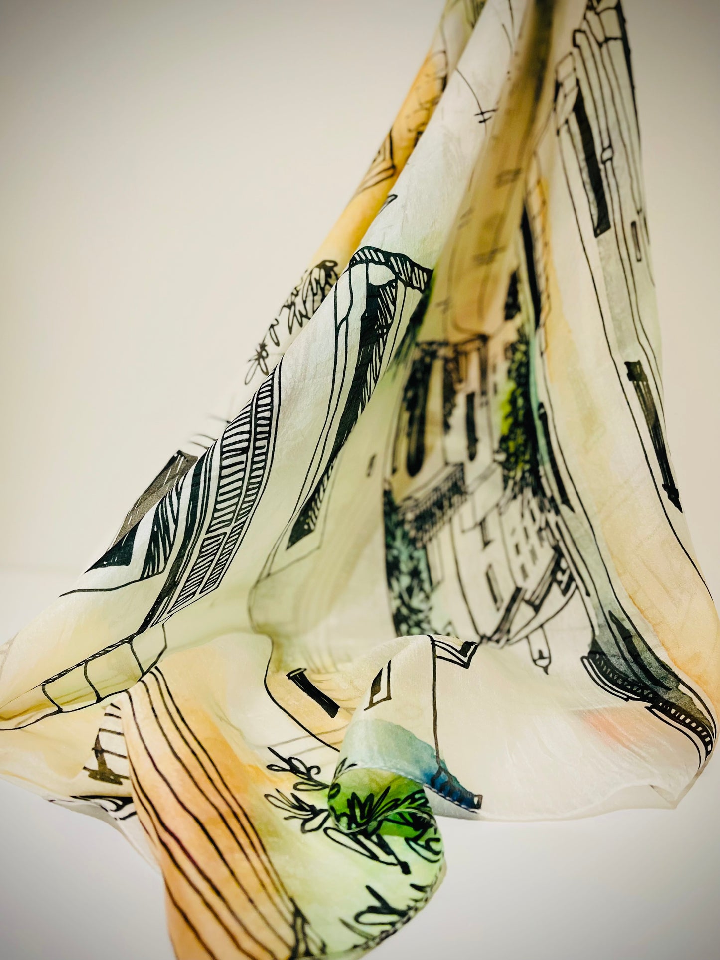 Light Silk Scarf.