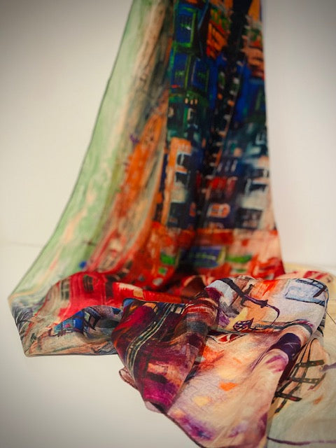 Light Silk Scarf.