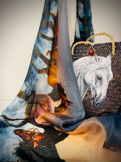 Light Silk Scarf.