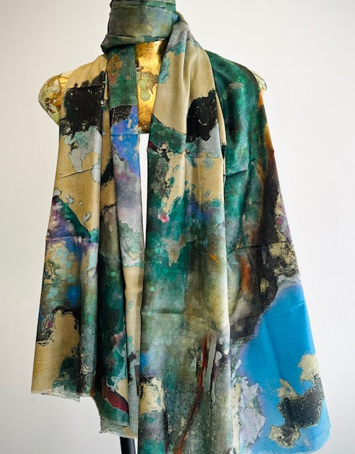 Silk Printed Scarves.