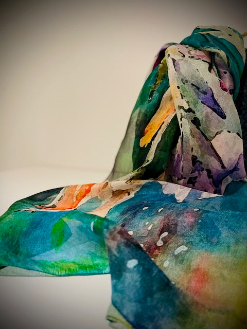 Light Silk Scarf.