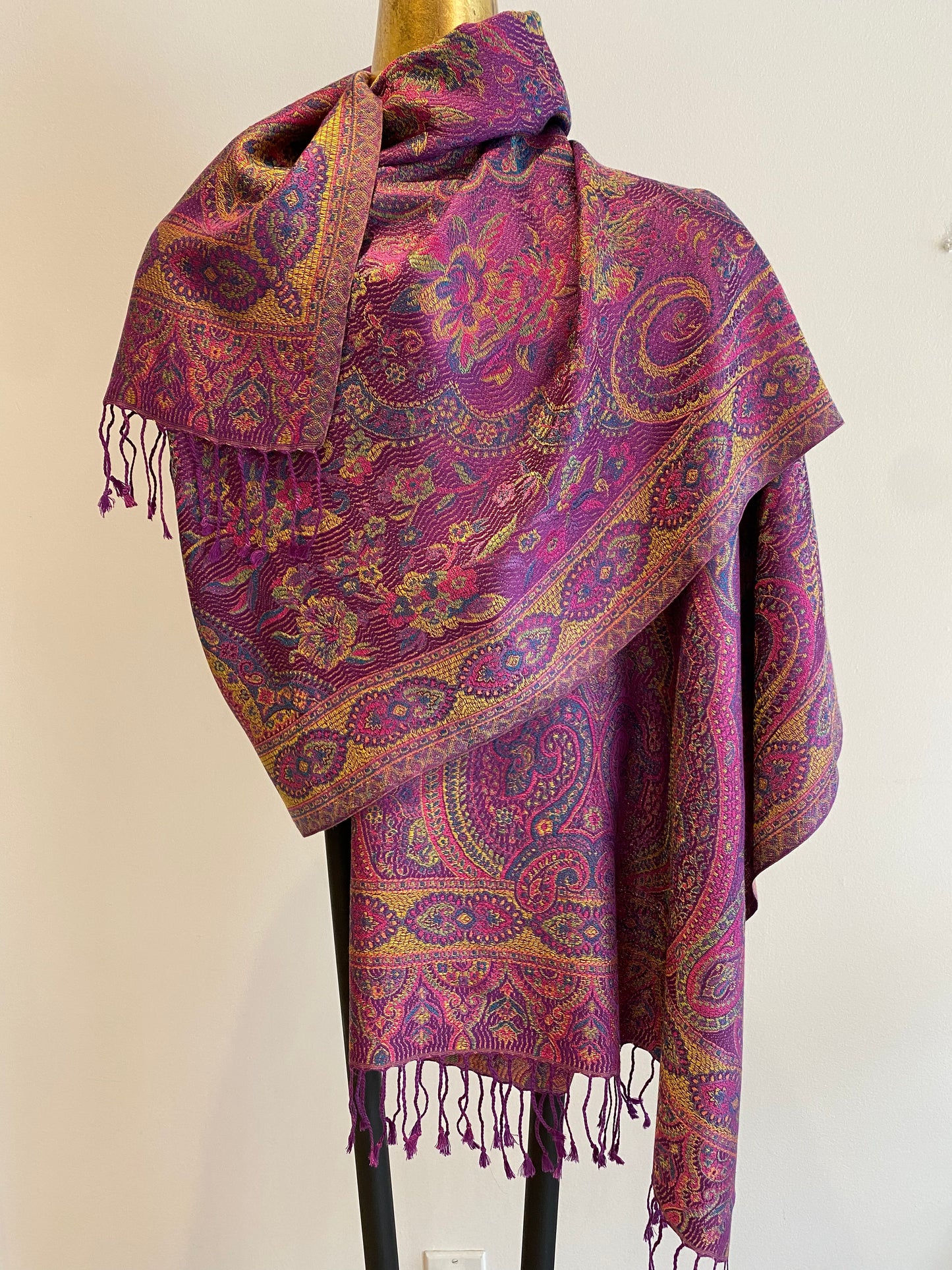 Paisley Silk Scarf - 75%%Off