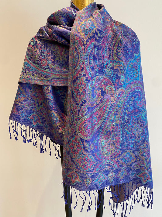 Paisley Silk Scarf.