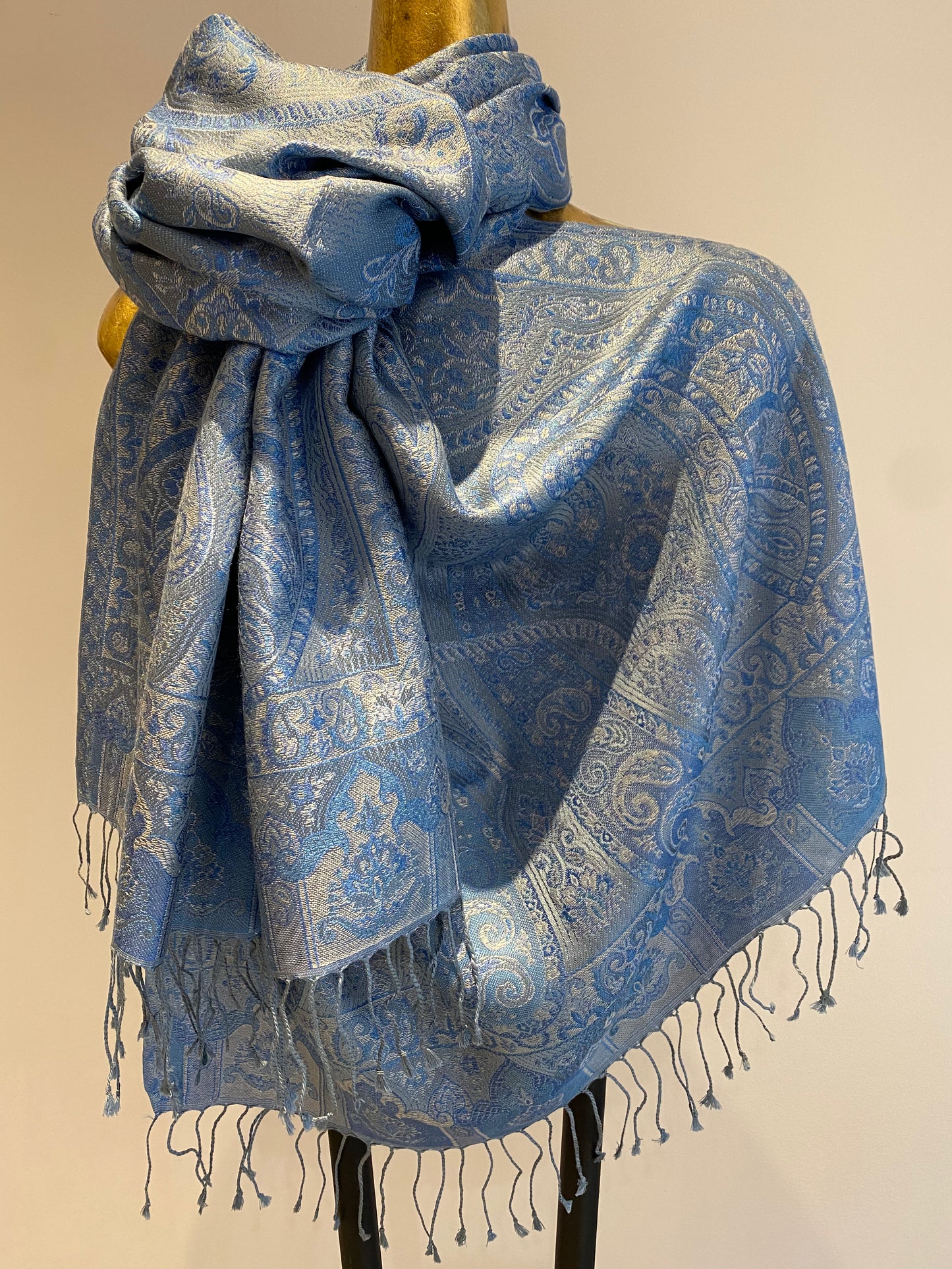 Paisley Silk Scarf - 75%%Off