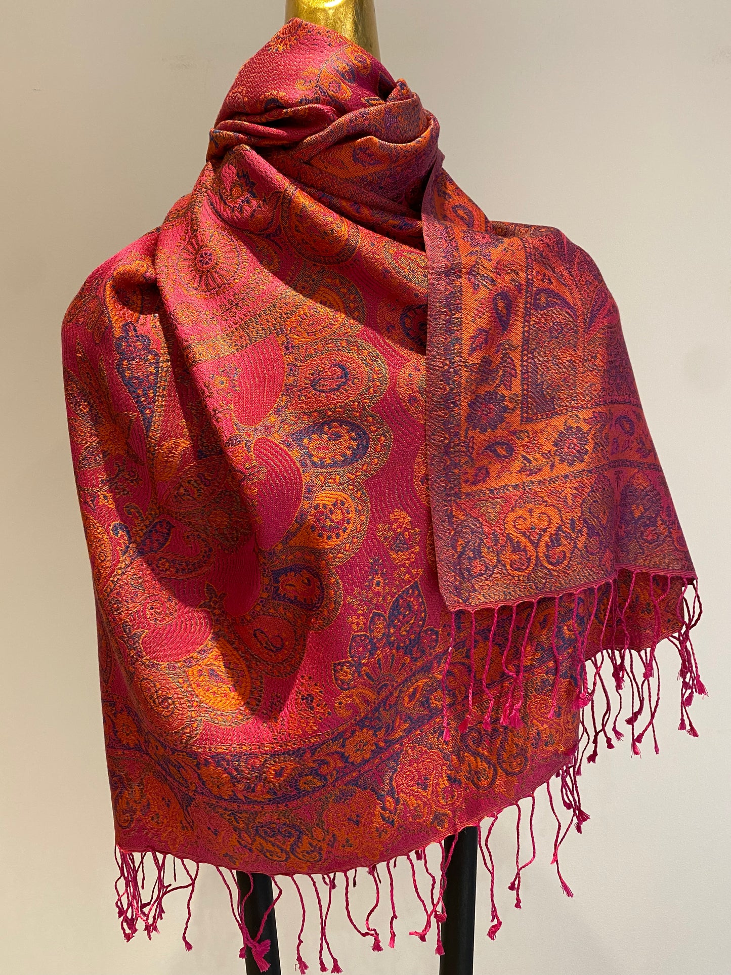 Paisley Silk Scarf - 75%%Off