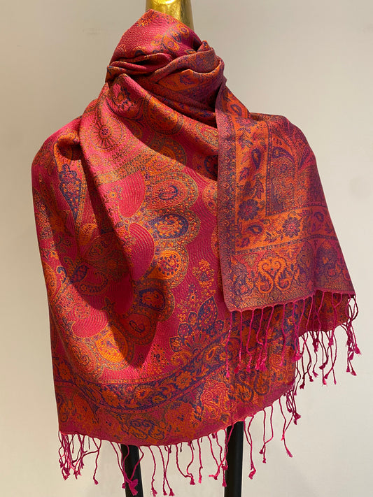 Paisley Silk Scarf.