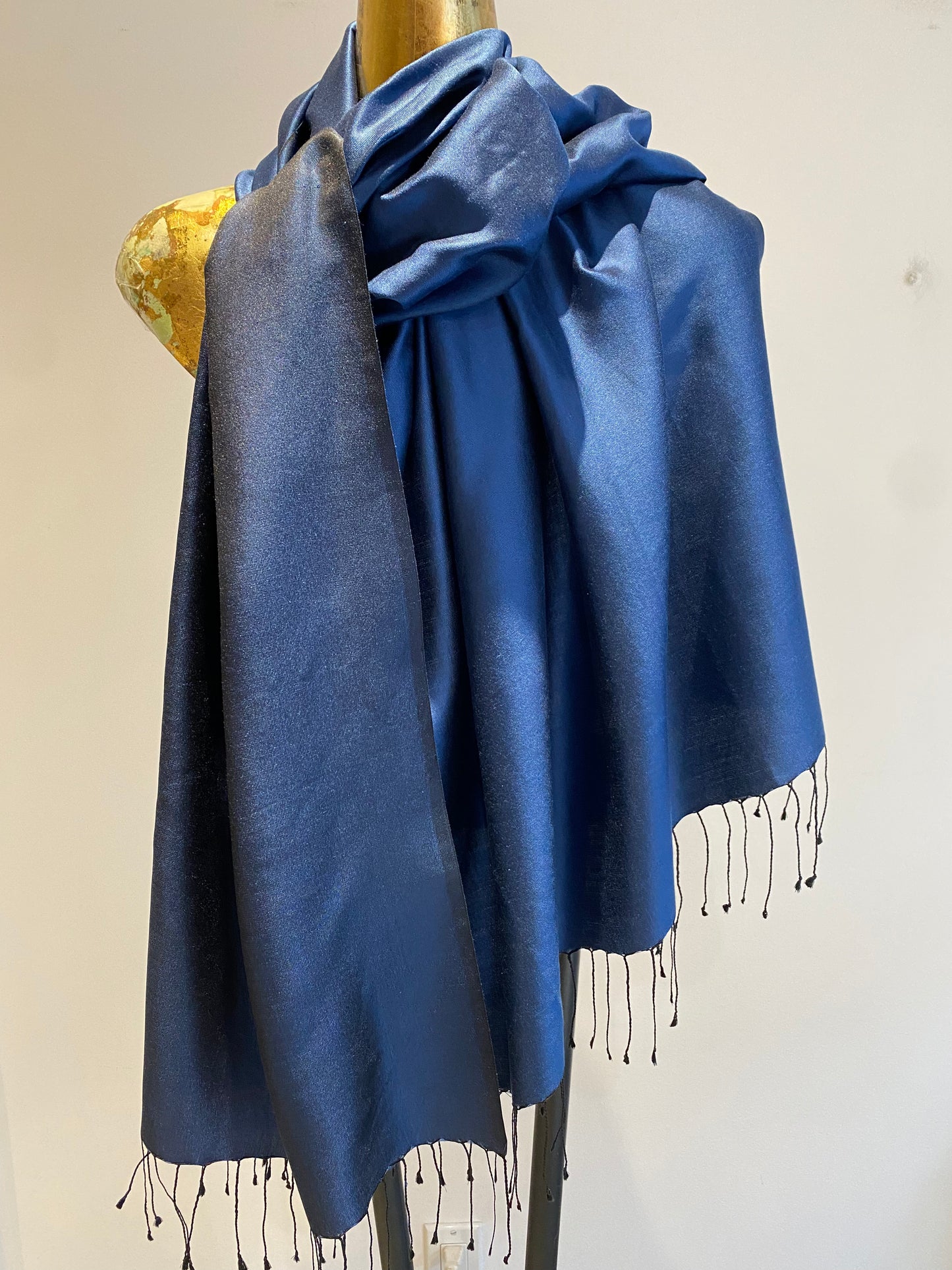 Silk Two Tone Scarf.