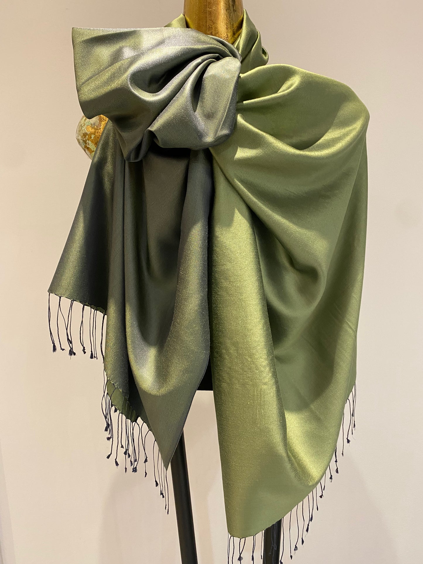 Silk Two Tone Scarf.