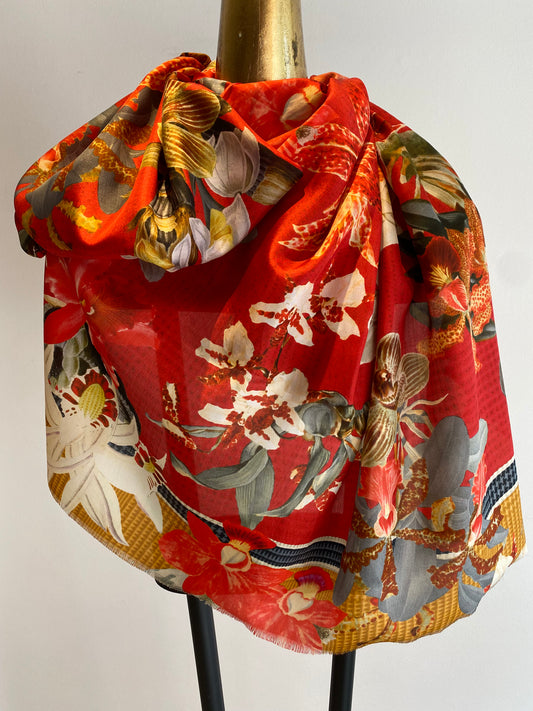 Spring Silk Scarf.