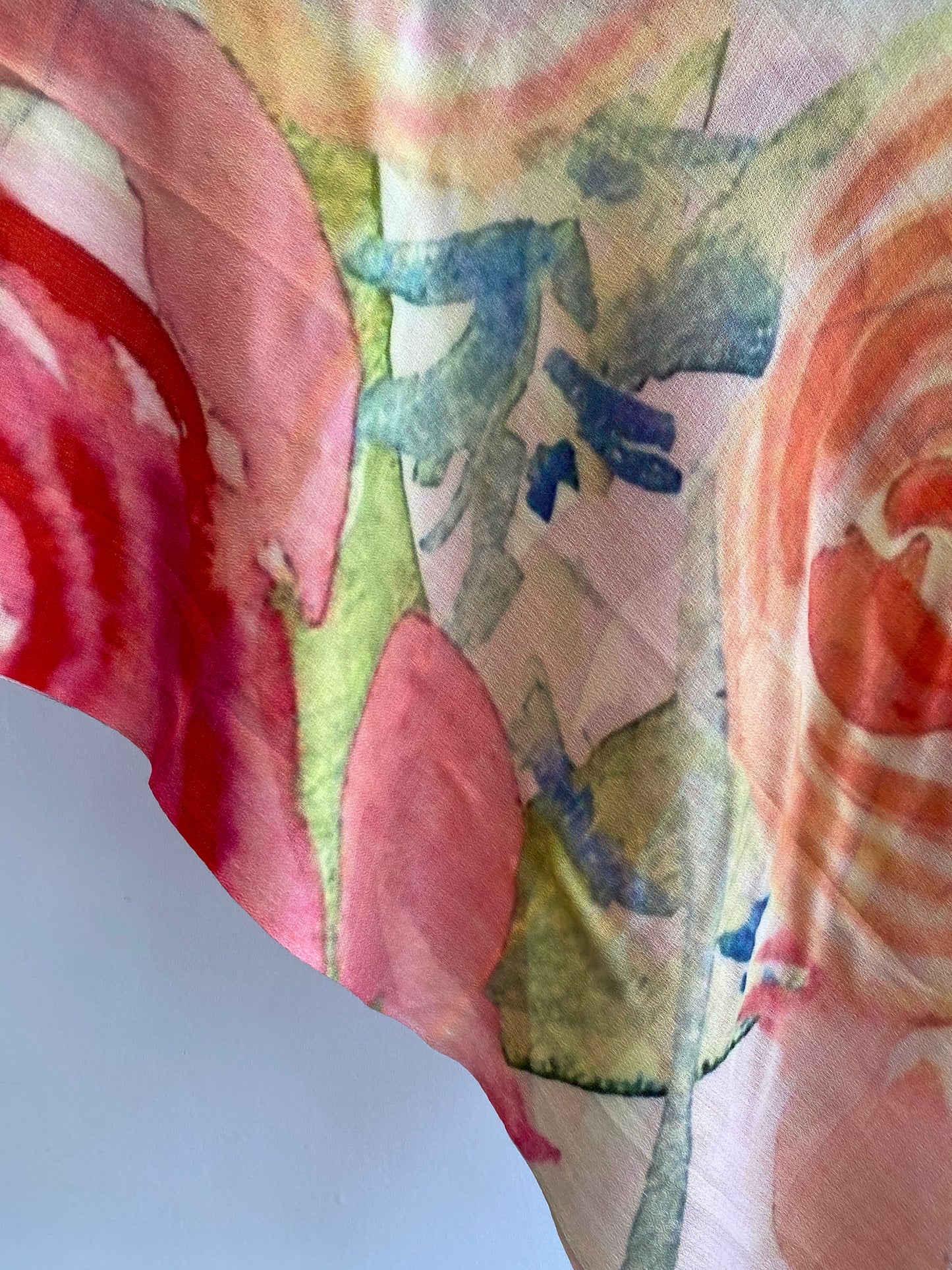 Luxury Light Cashmere Printed Shawl.