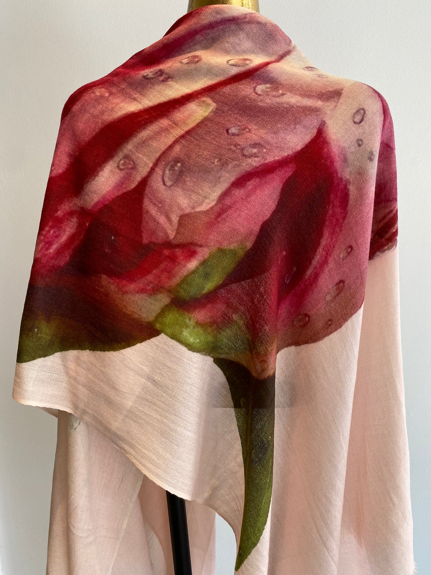 Luxury Light Cashmere Printed Shawl.