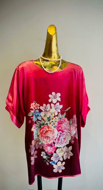 Silk Floral Blouse