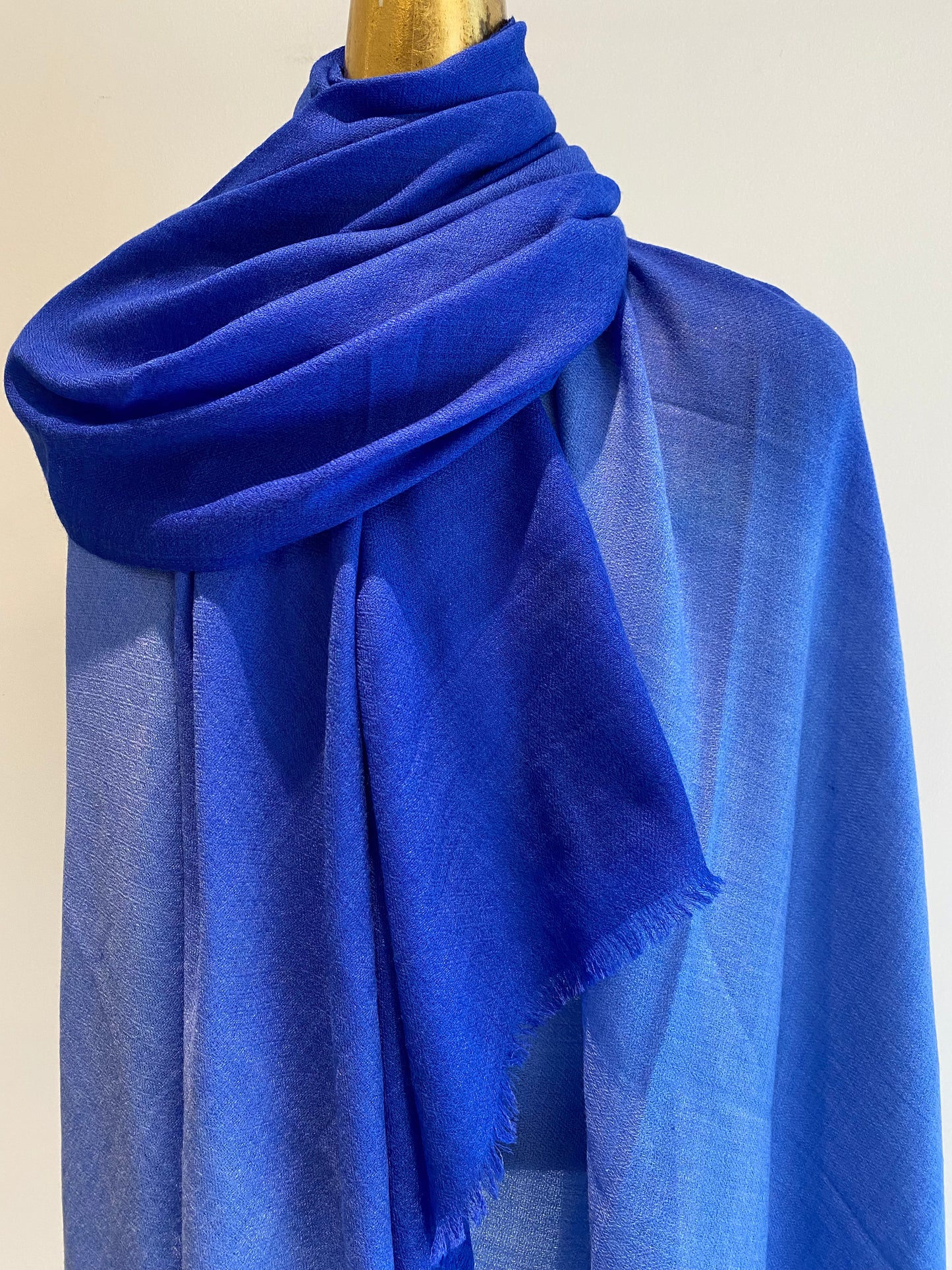 Luxury Featherweight Cashmere Two Tone Shawl.