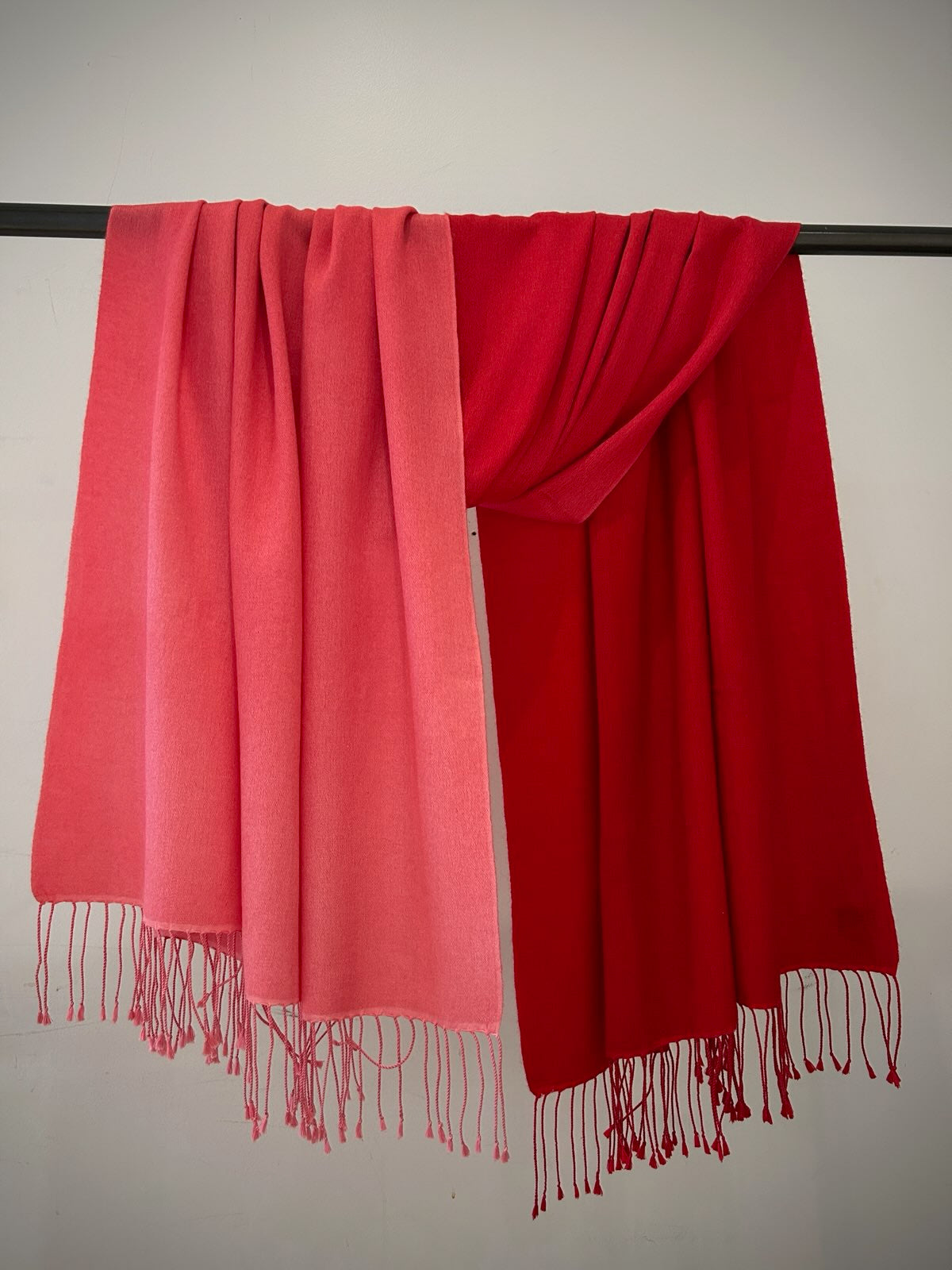 Pashmina shawl two tone