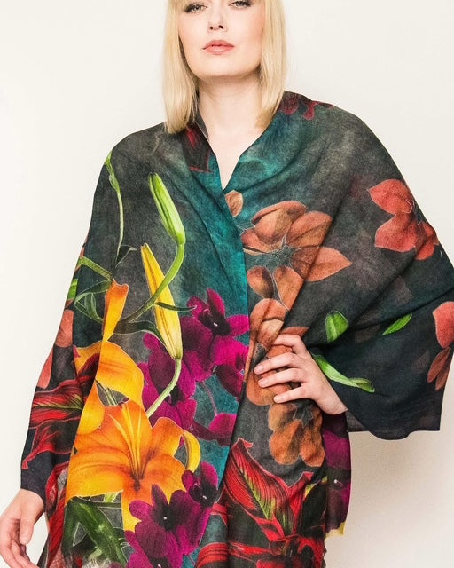 Summer Floral Scarf 