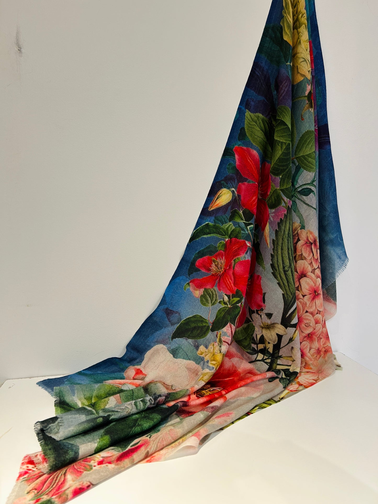 Floral scarf collection - sophisticated botanical designs
