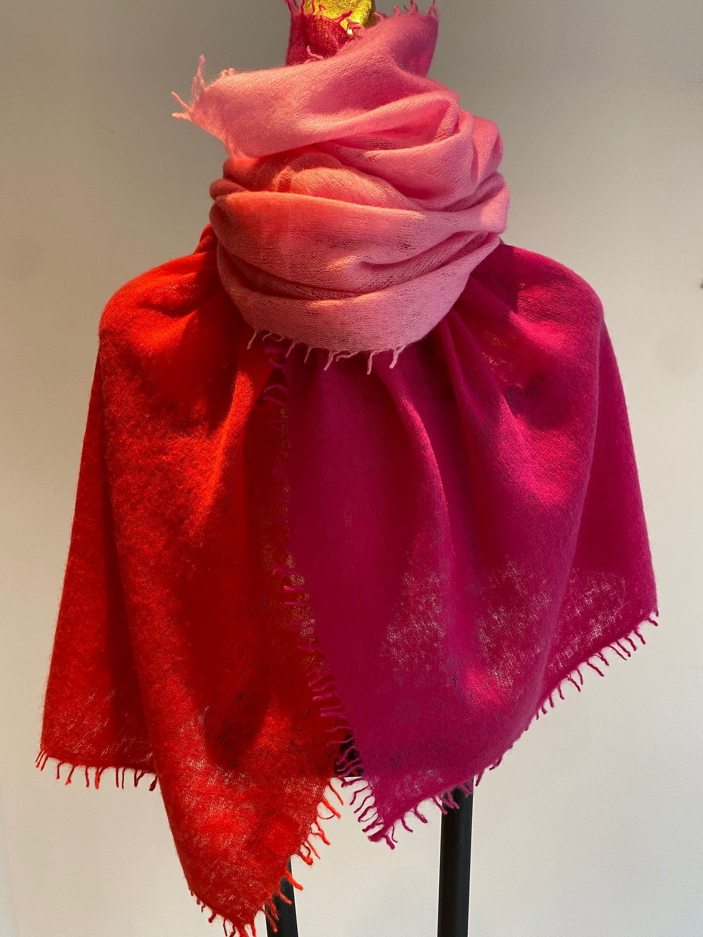 Summer Cashmere Two Tone Shawl.