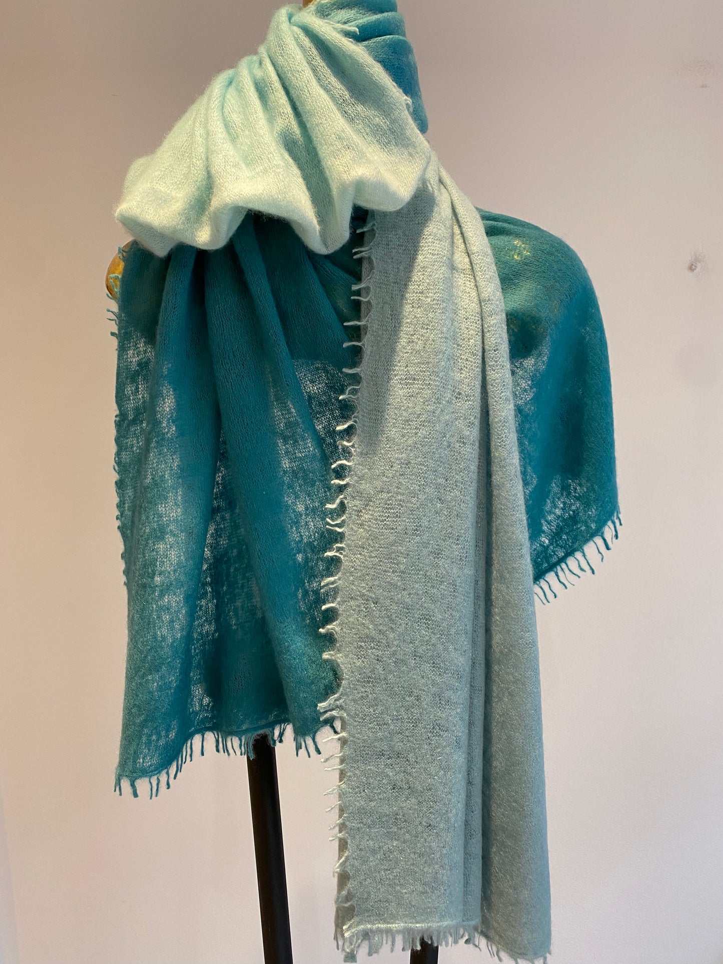 Summer Cashmere Two Tone Shawl.