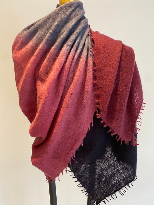 Cashmere Two Tone Shawl.
