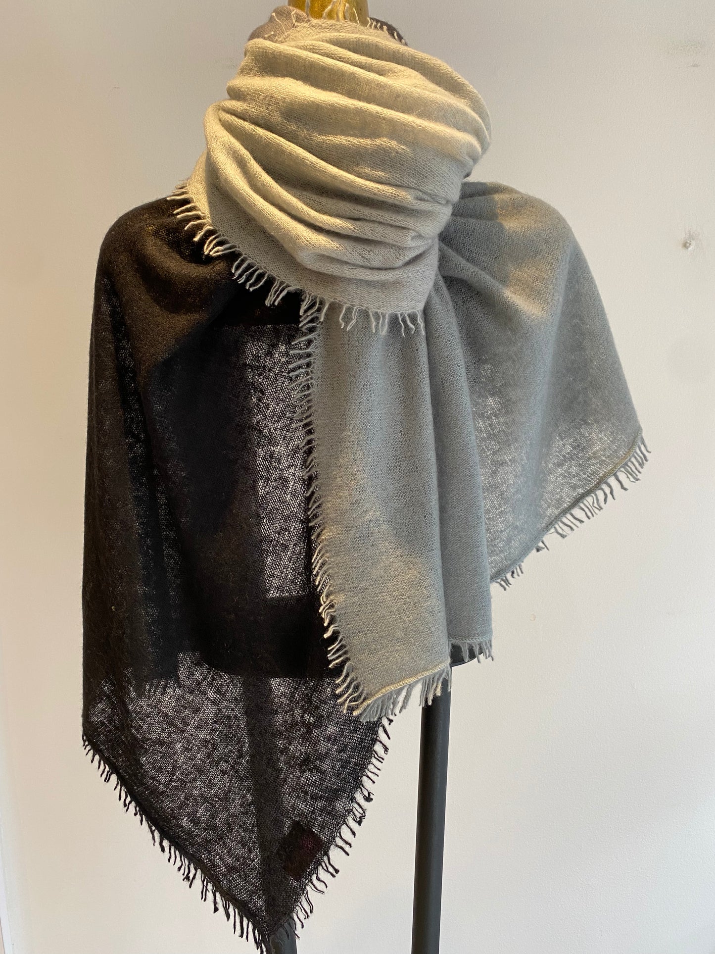 Summer Cashmere Two Tone Shawl.