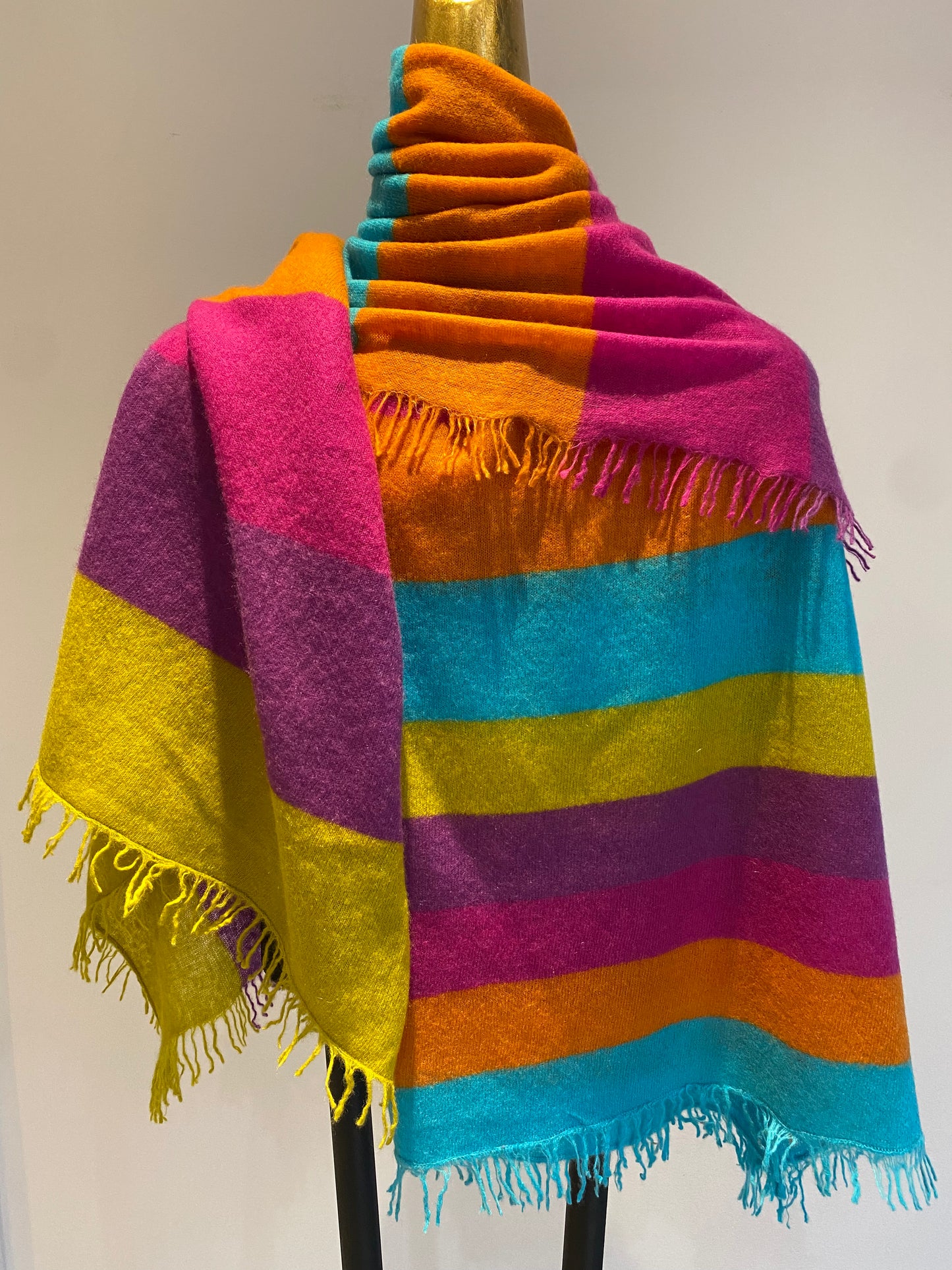 Summer Multi Color Cashmere Shawl.
