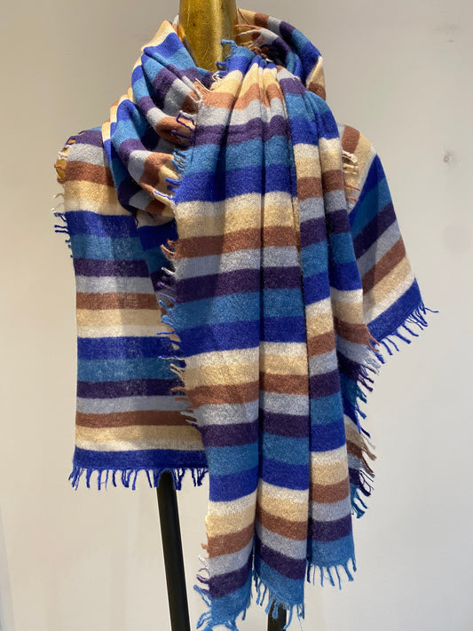 Summer Multi Color Cashmere Shawl.