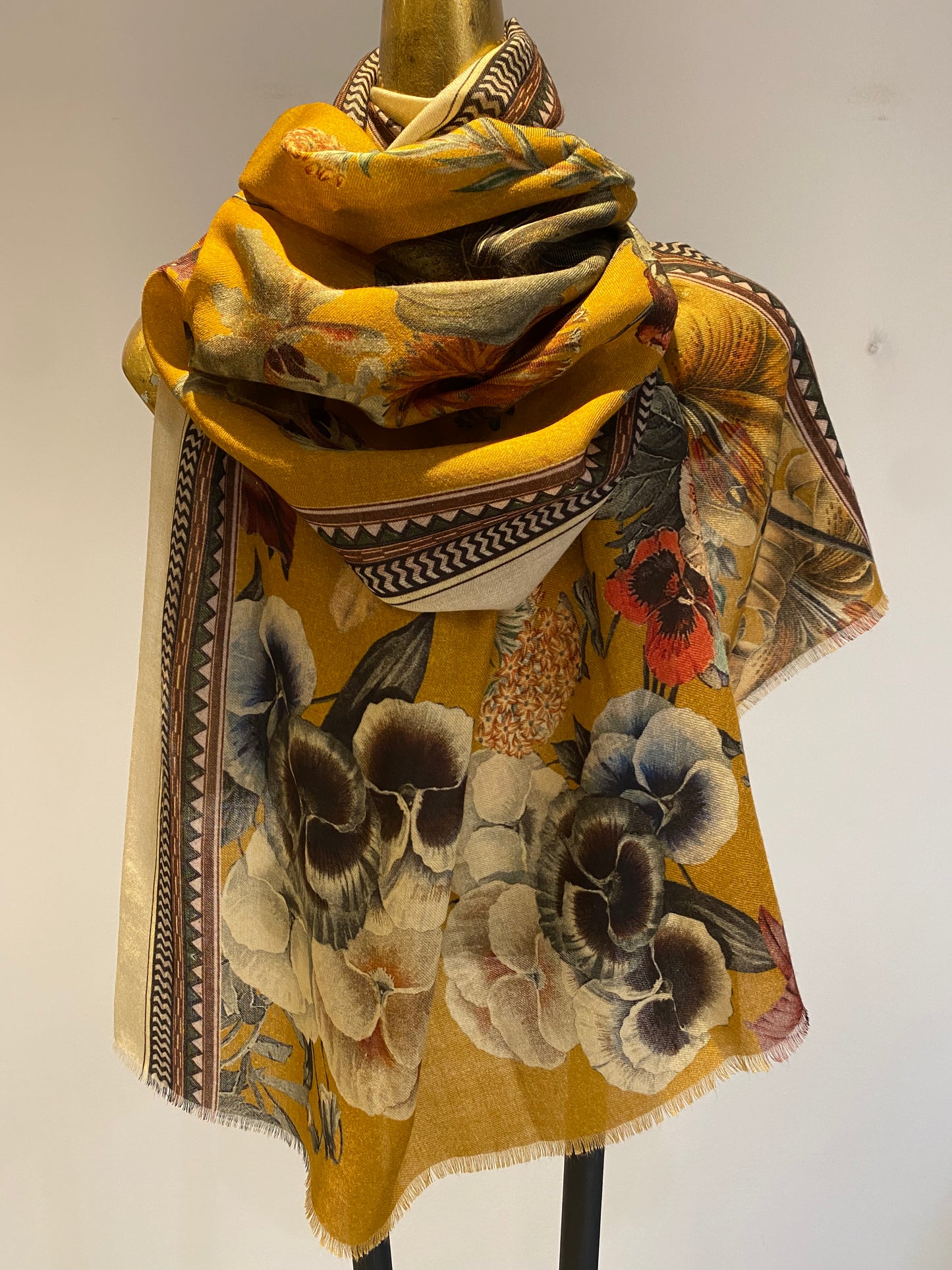 Summer Cashmere Shawl Printed