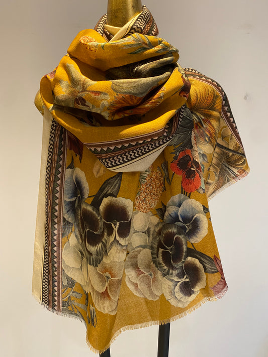Summer Cashmere Shawl Printed