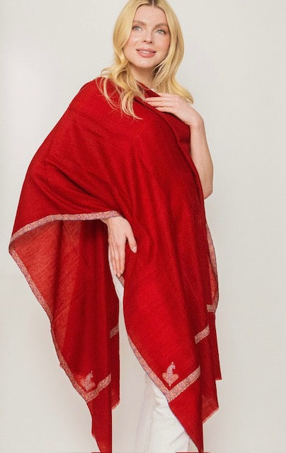 Kashmiri Border Shawl.