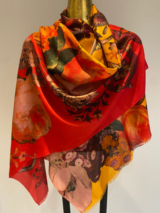 Silk Printed Scarves.