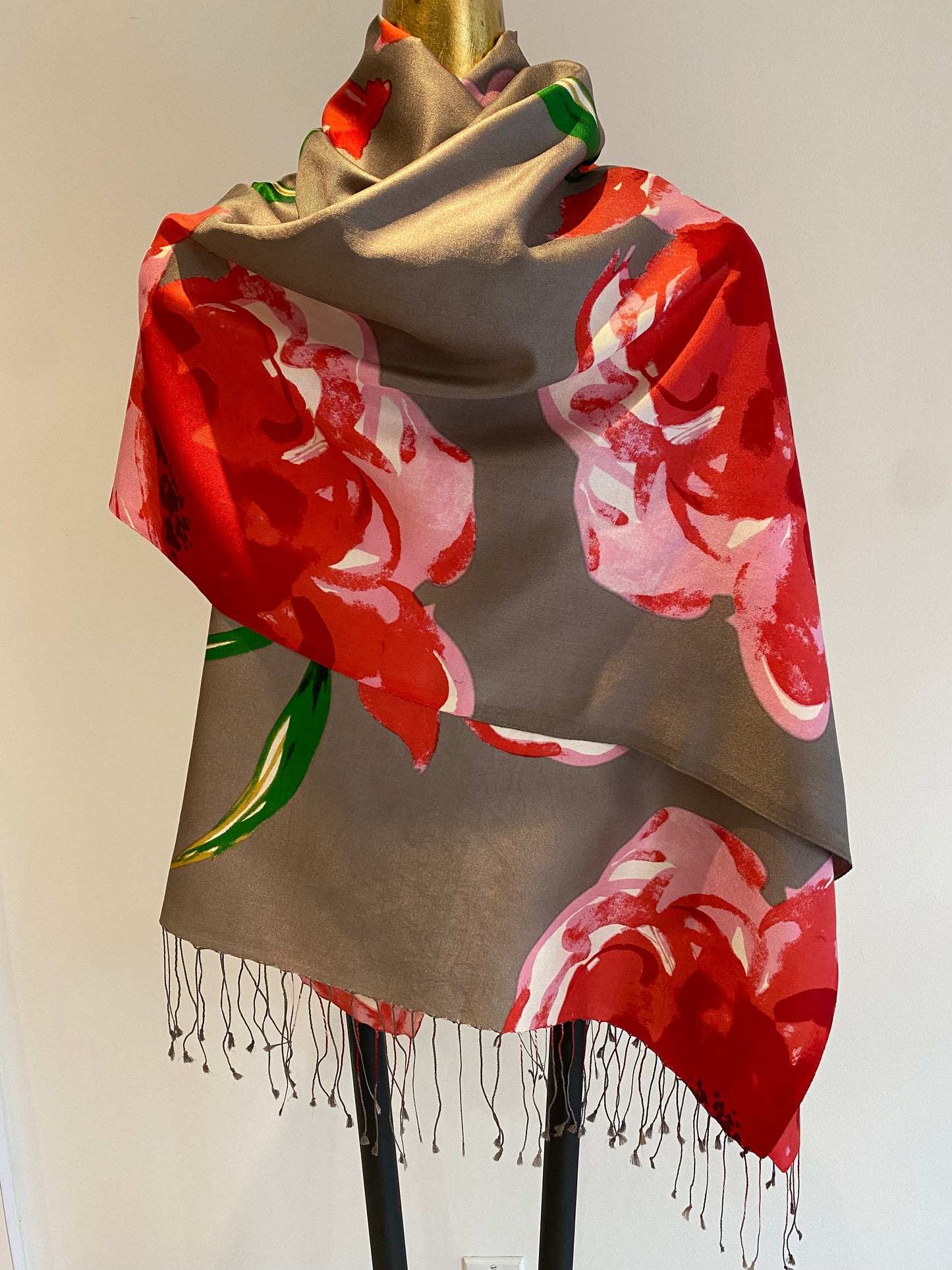 Silk Fringe Scarf