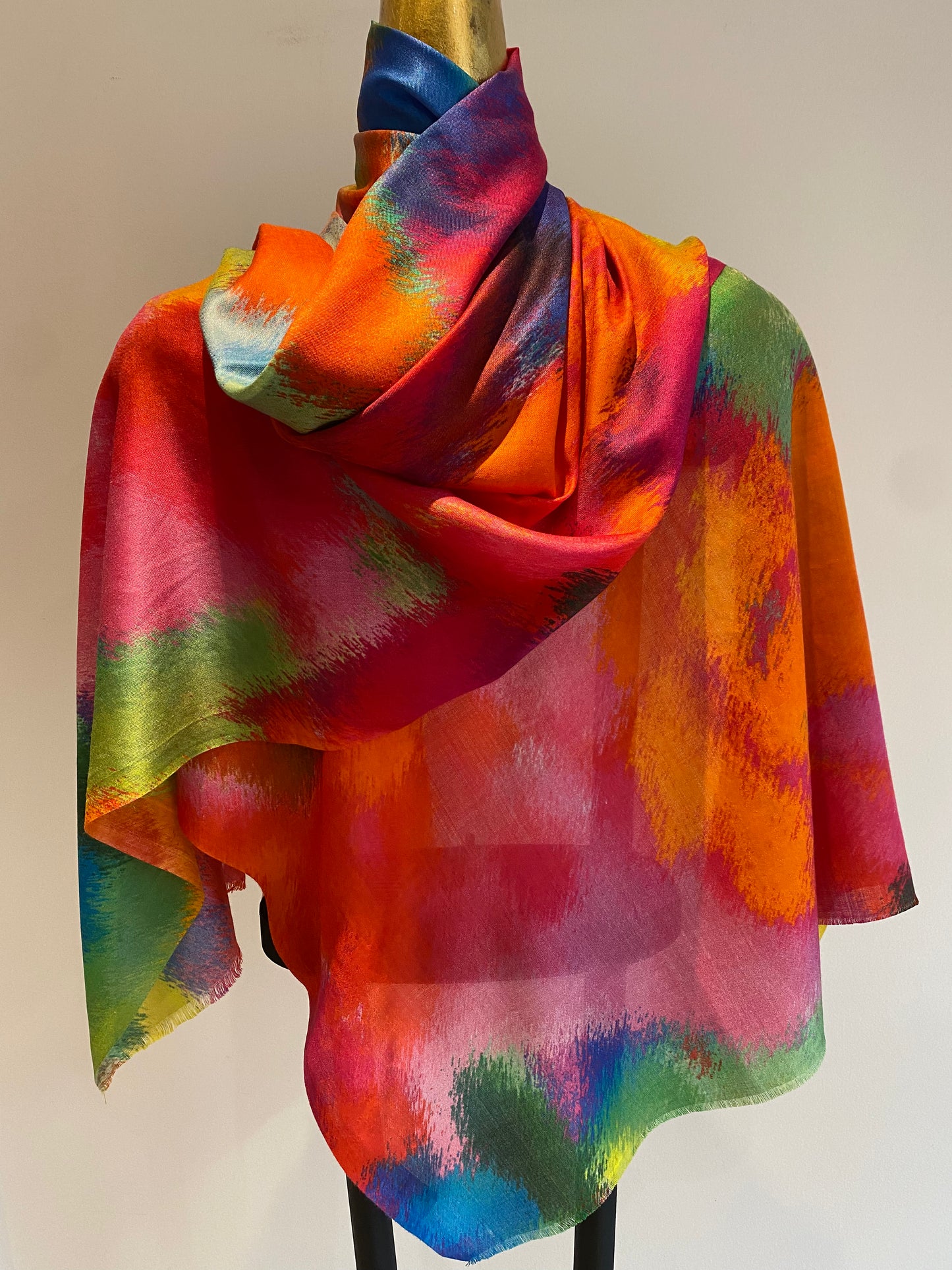 Silk Printed Scarves.