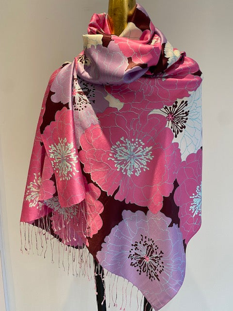 Silk Fringe Scarf