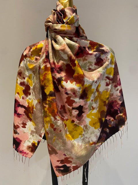 Silk Fringe Scarf