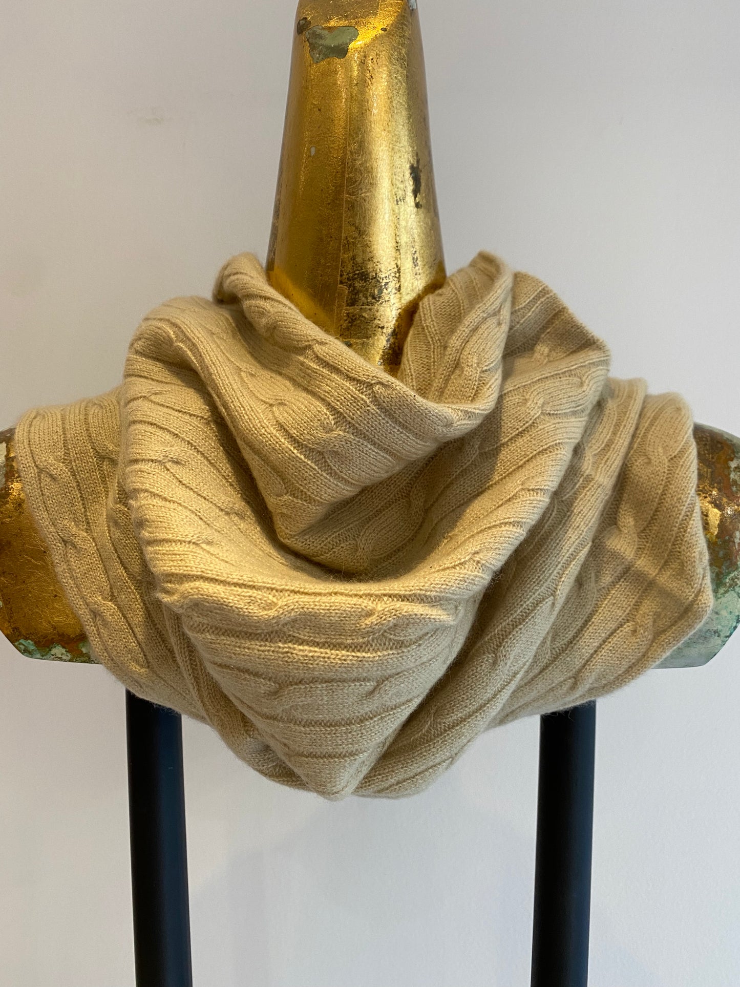 Cabled Cashmere Neck Warmer