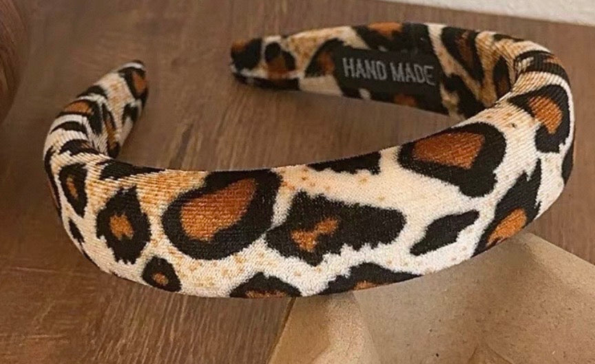 Hair Band Leopard Print