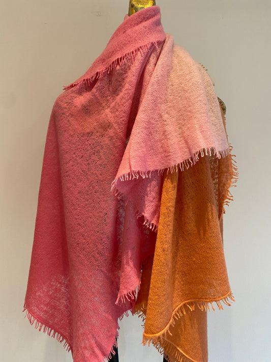 Cashmere Two Tone Shawl.