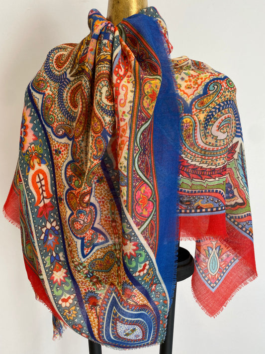 Square Print Scarf