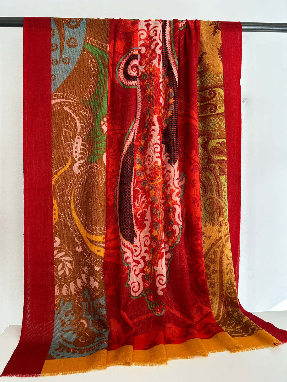 Cashmere colourful shawl