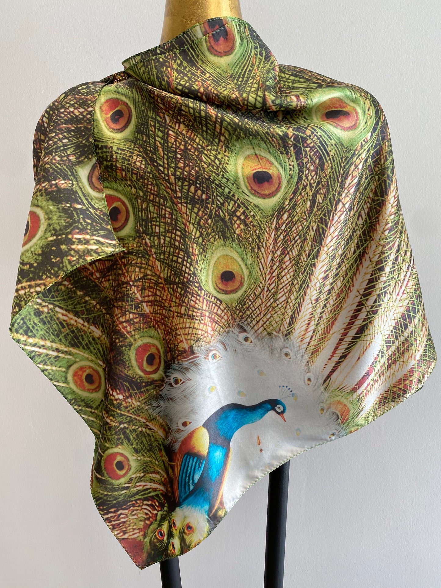 Printed Silk Scarves.