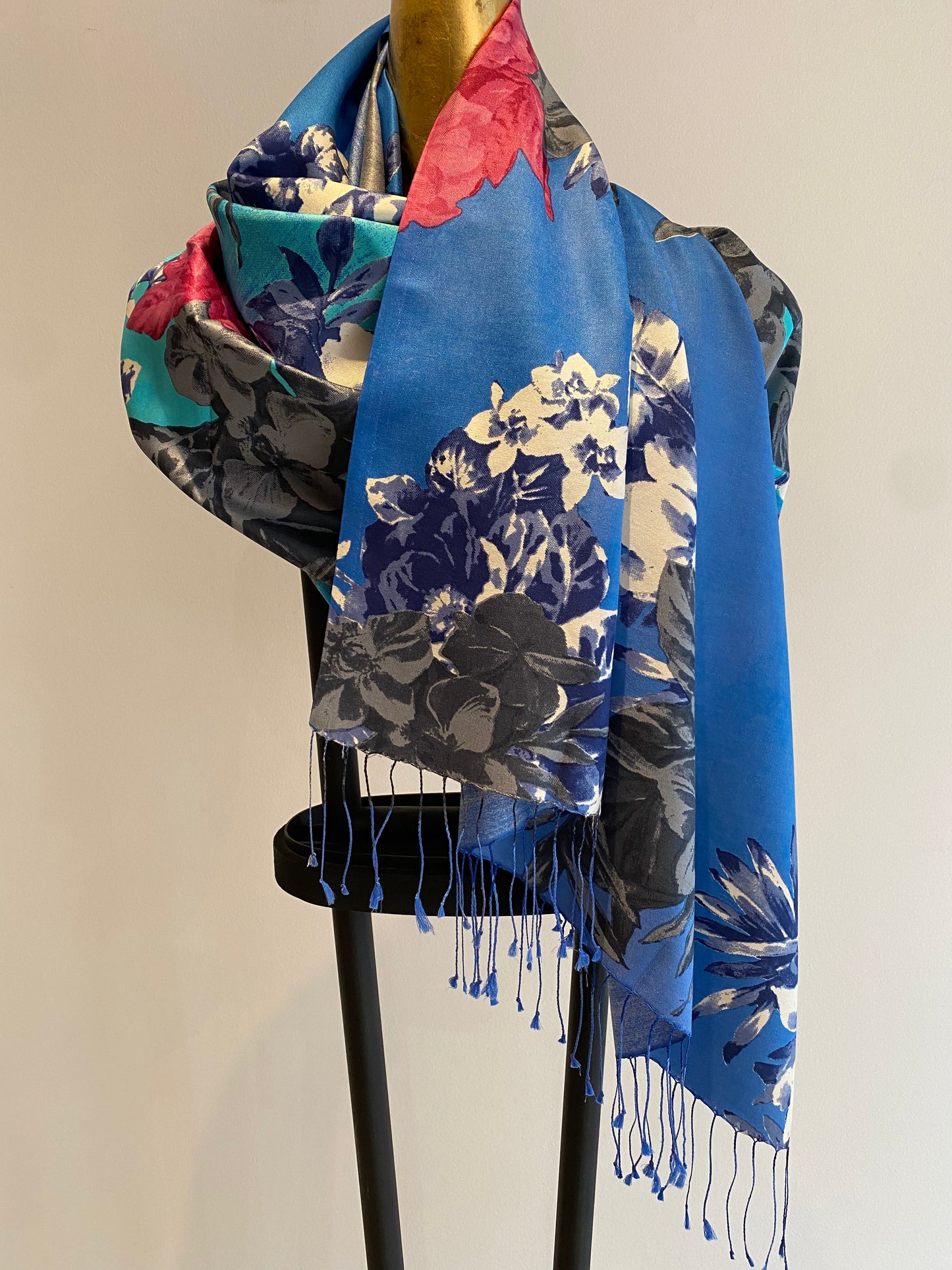 Silk Fringe Scarf