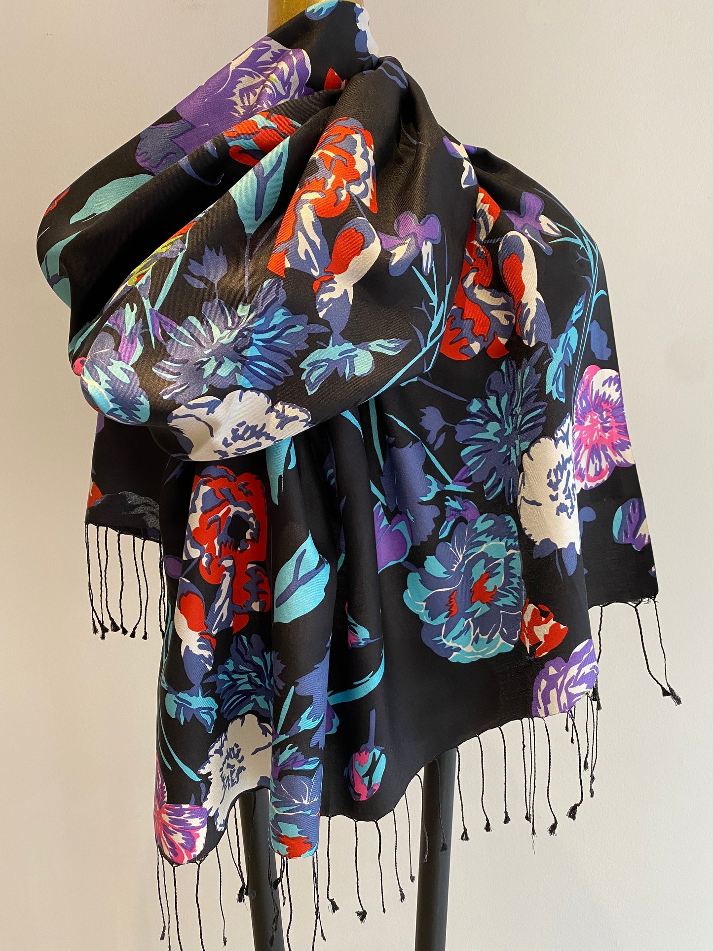 Silk Fringe Scarf